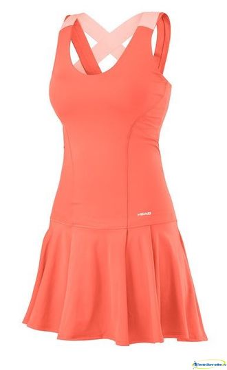 Теннисное платье Head Womens Vision Dress W coral