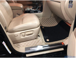 3D коврики эко кожа в салон Lexus LX570, LX450D из экокожи