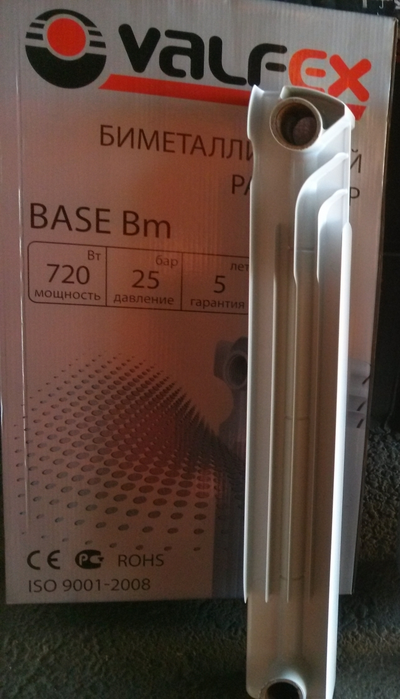 Биметаллический радиатор Valfex