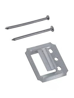 Кляймер для евровагонки оцинкованный №6, упаковка 100 шт