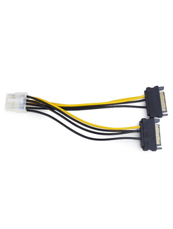 230303 Разветвитель питания 2хSATA-PCI-E 8 PIN