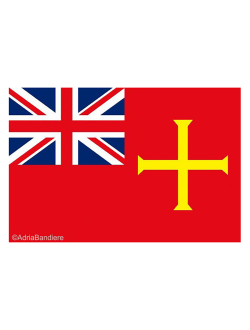 Флаг Гернси гражданский Adria Bandiere 97B1402 30x45 см красный