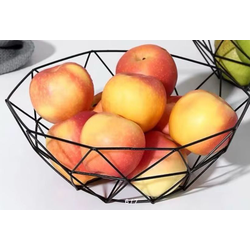 Корзина для фруктов сетка лофт черная d 26