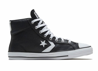 Кеды Converse Cons Star Player Leather кожаные черные высокие