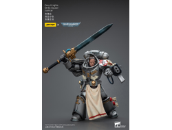 Юстикарий Серых Рыцарей (Warhammer 40k) - КОЛЛЕКЦИОННАЯ ФИГУРКА 1/18 Grey Knights Strike Squad Justicar (JT8995) - JOYTOY