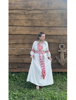 Платье в славянском стиле "Макошь" Ярая