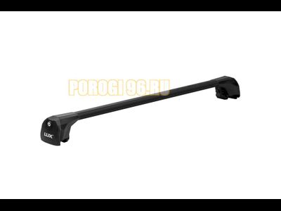 Багажная система БС6 LUX SCOUT черная на интегрированные рейлинги для SEAT Ibiza IV 2008-2017