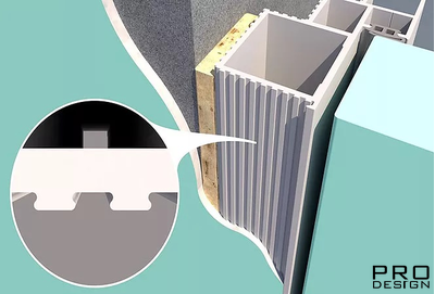 Комплект скрытой двери Pro DESIGN EGGER (дверь-невидимка в декоре ЛДСП EGGER) наружного открывания 2600 мм