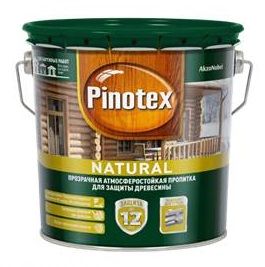 Pinotex Natural  декоративно-защитная пропитка для древесины