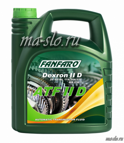 Трансмиссионное масло FANFARO ATF 2 D 4L