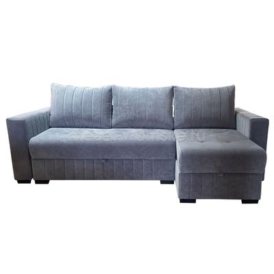 ХР080 Диван Мадера-3 угловой (тик-так, оттома. Размер: 2570х1020х1650/1020. Спальная зона: 1500х2180