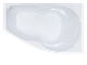Акриловая ванна Triton Бриз Левая,150х95x67 см