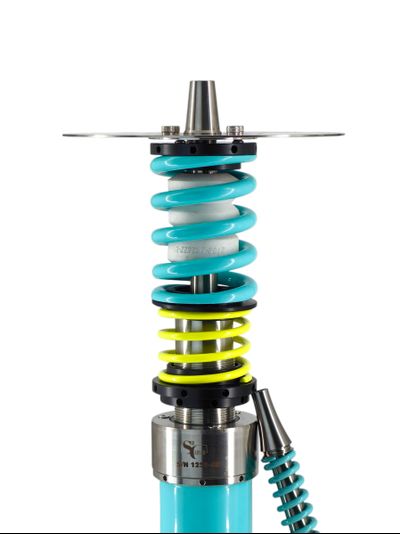 STATIC FINAL: TIFFANY | NEON LIME with TIFFANY METAL BASE