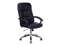 Кресло руководителя Бюрократ T-9908AXSN-AB черный кожа крестовина хром