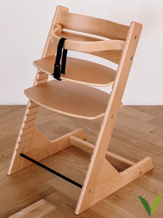 Растущий стул для детей  из массива бука от Vrost, цвет натурального дерева