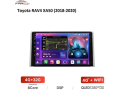 Штатная магнитола FarCar для Toyota RAV4 XA50 (2018-2020) на Android 12 (4gb/32gb/DSP/WiFi/4G/GPS/BT)