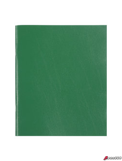 Тетрадь бумвинил, А5, 96 л., скоба, офсет №2 ЭКОНОМ, клетка, с полями, STAFF, ЗЕЛЕНЫЙ. 403416