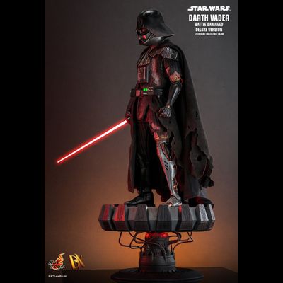 Дарт Вейдер в бою (Звездные Войны, Star Wars) - Коллекционная фигурка 1/6 Darth Vader Battle Damaged (Deluxe Version) (DX45) - Hot Toys