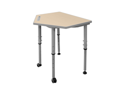 Школьный стол пятиугольный ШСТ74 - столешница МДФ с литой кромкой