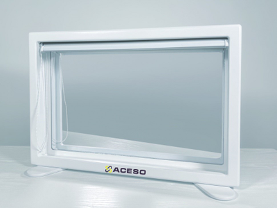 Профессиональное зеркало логопеда АЛМА 670 × 440 × 107 мм с подсветкой