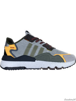 Adidas Nite Jogger Green/white Мужские (41-45)