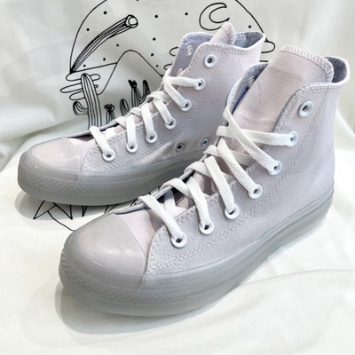 Converse all star hi leather ash grey rose gold 2025