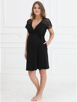 Халат ФЭСТ 08402 черный