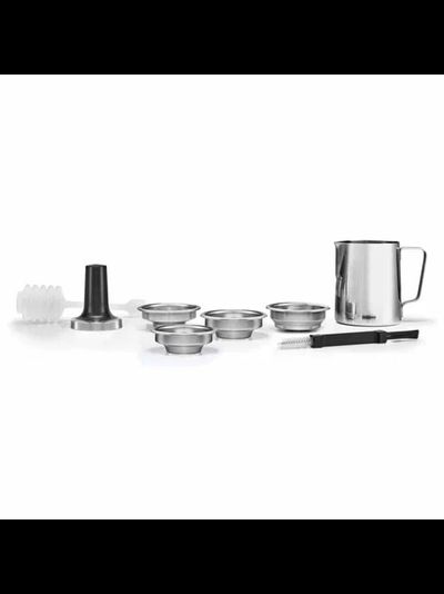 Полуавтоматическая эспрессо машина с кофемолкой KitchenAid, фарфорово-белый, 5KES6551EPL