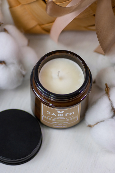 Арома свеча  «Зефир & Какао» | Когда захочешь к маме | 90