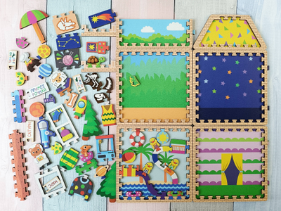 Конструктор "Звериные истории: весёлые выходные"