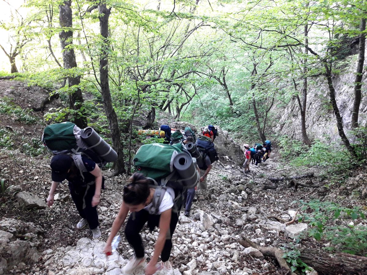 По проходу на Барскую поляну