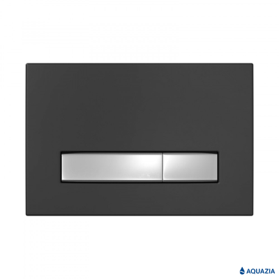 Инсталляция AQUAZIA ATOM 410 для подвесного унитаза, кнопка Atom Line (Soft Touch черная/хром)