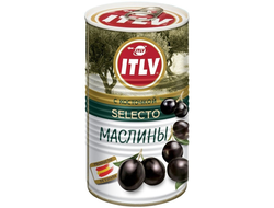 Маслины ITLV с косточкой SELECTO 370мл