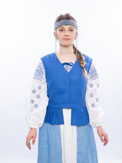 жилетка Безрукавка с баской