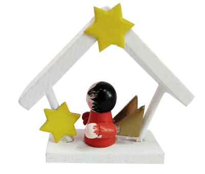 Набор деревянных елочных игрушек 24шт/уп