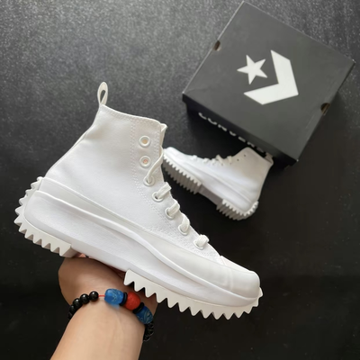 Converse total white top