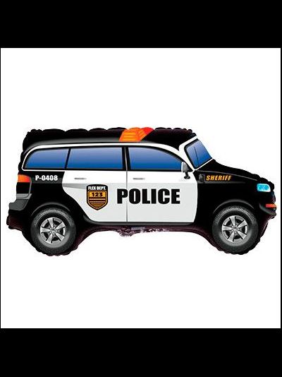 Фольгированный шар с гелием "Полицейская машина" 63см