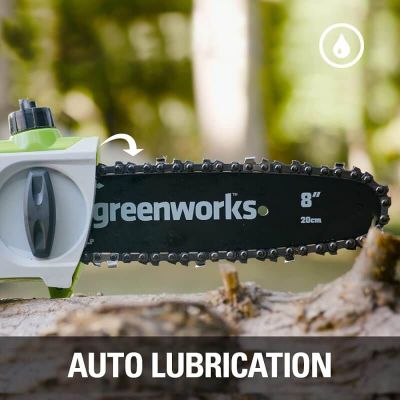 Высоторез кусторез штанговый Greenworks G40PSH