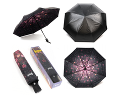 Зонт автоматический с двусторонним куполом Pasio (Принт: Сакура)