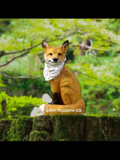 Лиса Красотка 39*26см  1,9кг  полистоун Россия 2197/012536