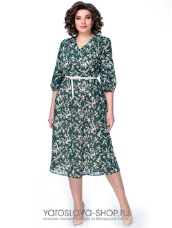 Модель: 2569.Женское трикотажное платье темно-серого цвета.