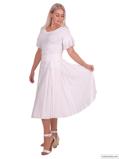 Блузка белая Con Sangallo Linea Cinque р. 42-44