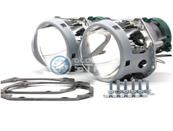 Комплект Hella 3R с рамками для замены штатных ксеноновых линз автомобиля Audi A6 C5 (1997-2001) и Audi ALLROAD (2000-2005)