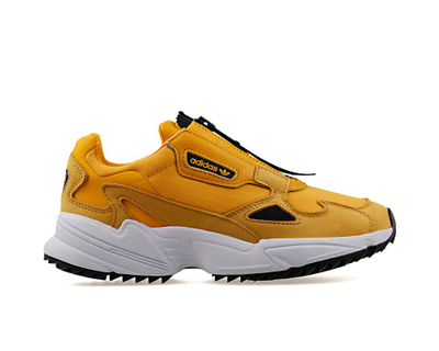 Orange adidas falcon best sale