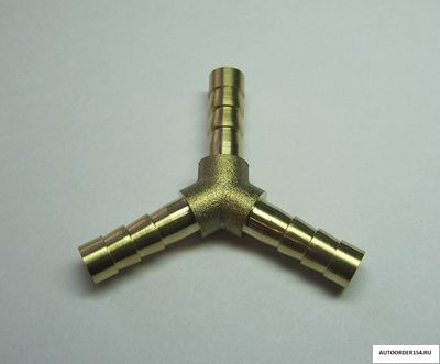 Трубка "ёлка" У-образная д.10мм латунь