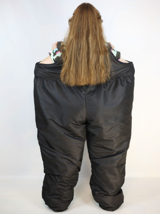 Костюм для охранника зимний, чёрный, великан (большого размера 68-70, 72-74, 76-78, 80-82)