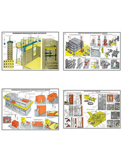 Плакаты ПРОФТЕХ "Строительно-монтажные работы" (20 пл, винил, 70х100)