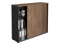 Шкаф NWT 1214 темный орех/антрацит