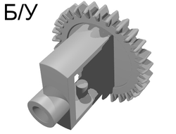 ! Б/У - Technic, Gear Differential 28 Tooth, Light Gray (73071) - Б/У