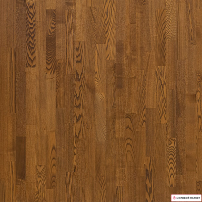 Паркетная доска PolarWood Classic Ясень Виски 188 мм 3-х полосная без фаски лак замок 2G толщина 14 мм 3.41 м2